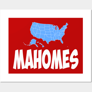 Chiefs Kansas City Mahomes Posters and Art